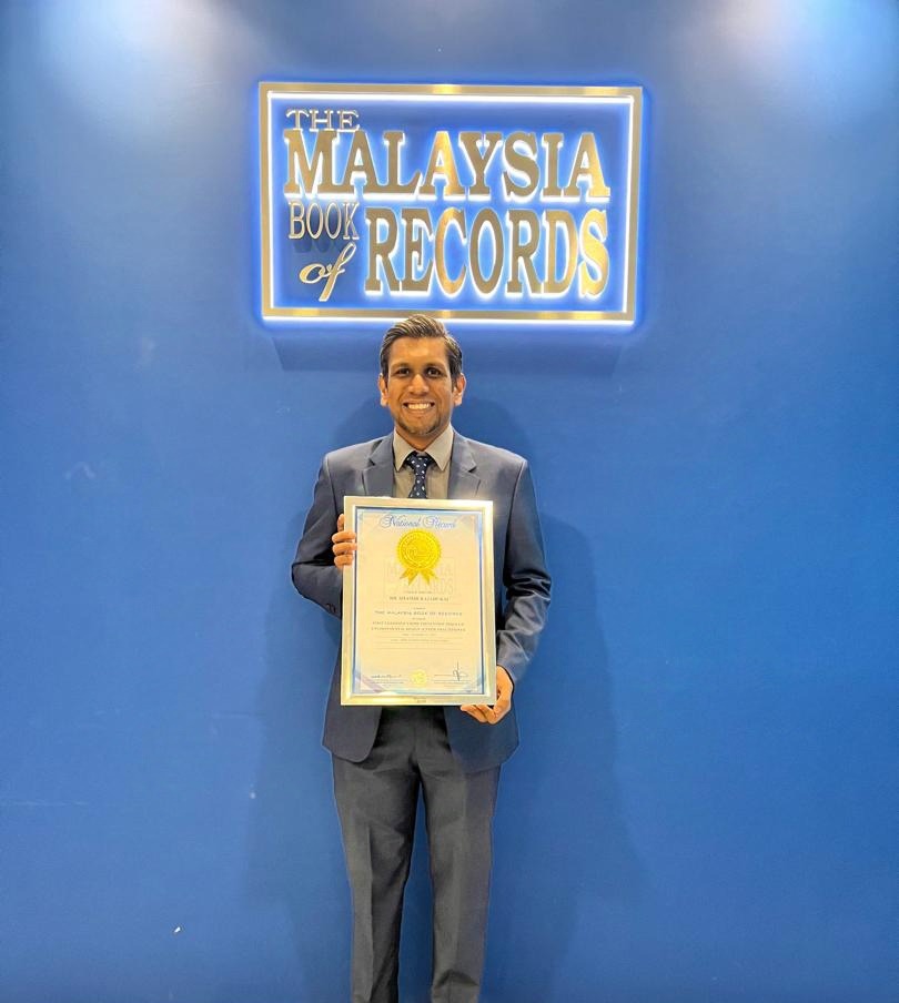 Shamir Rajadurai crime prevention expert Malaysia Book of Records 2024